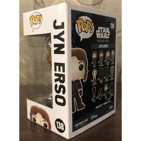 Jyn Erso #138 Funko POP! Star Wars Rogue One Vinyl Bobble-Head Figure  Toy - Picture 6 of 10